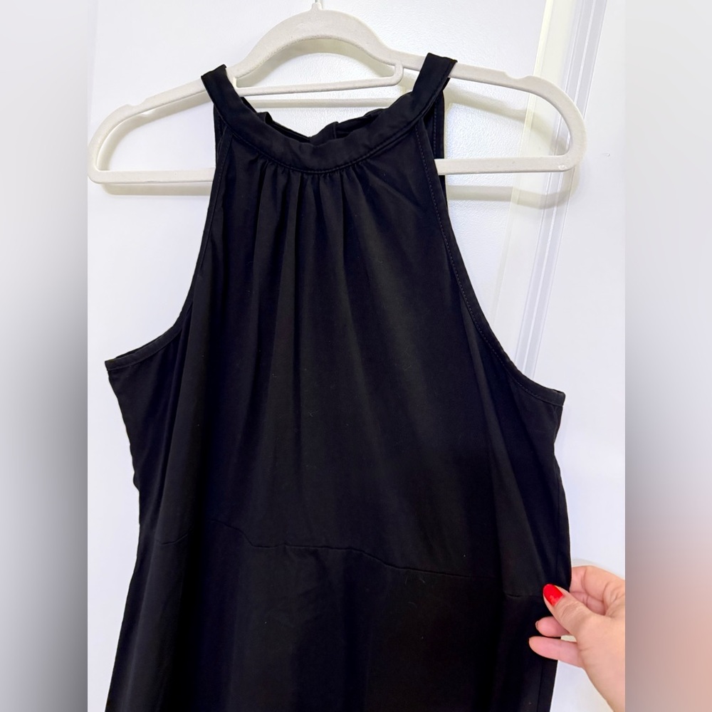Black Halter Maxi Dress